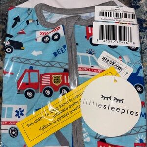 Little Sleepies Rescue Vehicle Zippy in Blue and Red